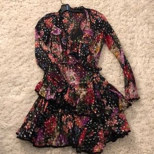 Needle & Thread Midsummer Shimmer Wrap Dress